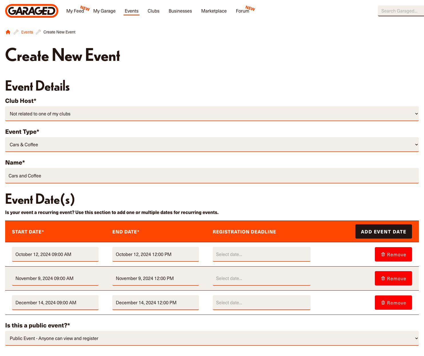 New Feature Announcement: Multi-Date Events Are Here! 🎉 | Announcements ...